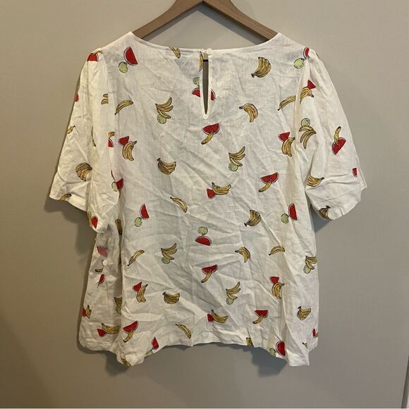 ModCloth Pack a Picnic Tie-Front Top, linen blend - Picture 8 of 16